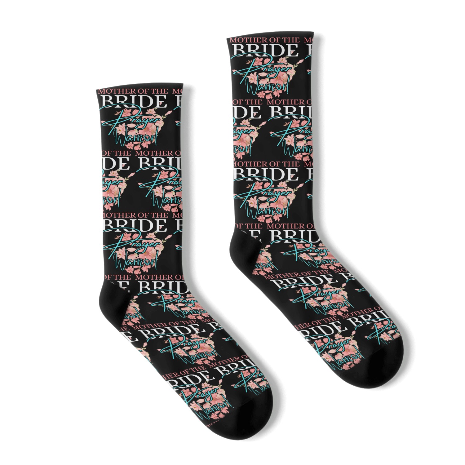 Mother of the Bride Prayer Warrior | Floral Faith Socks