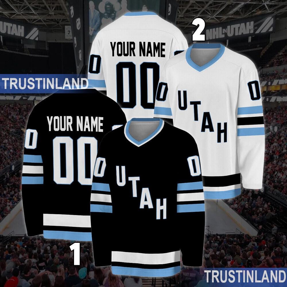 Personalized Utah Hockey Club Hockey Jersey, Jersey For Men With Your Team Name, Fan Hockey Jersey