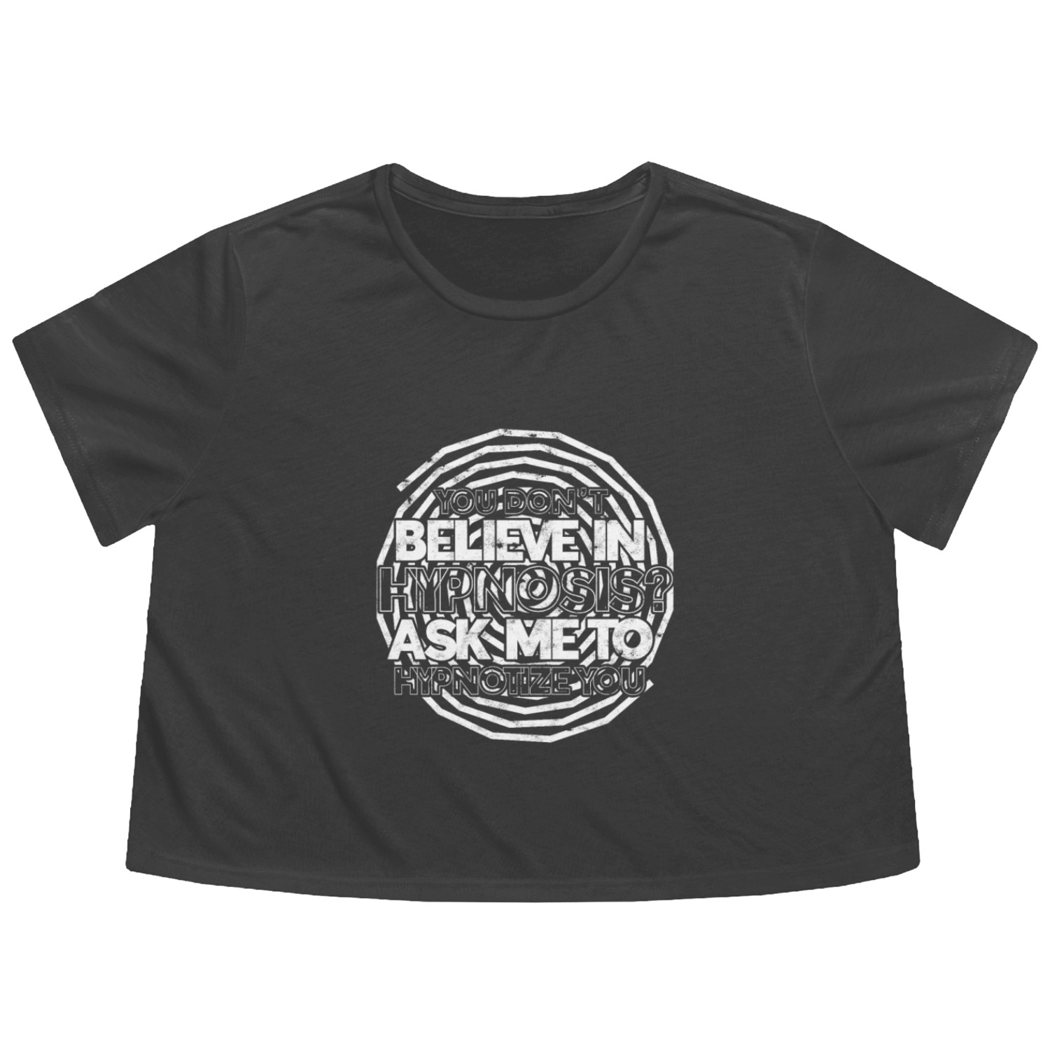Hypnosis Psychology Sleep Hypnotist Hypnotizer Flowy Cropped Tees