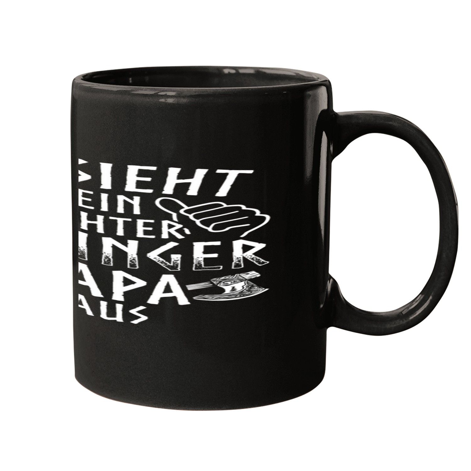 Mens So Ssieht Eechter Viking Papa aus Vikinger Mugs