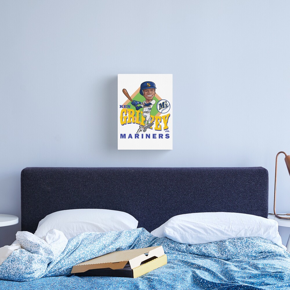 Ken Griffey Jr Canvas, Gift for baseball fan