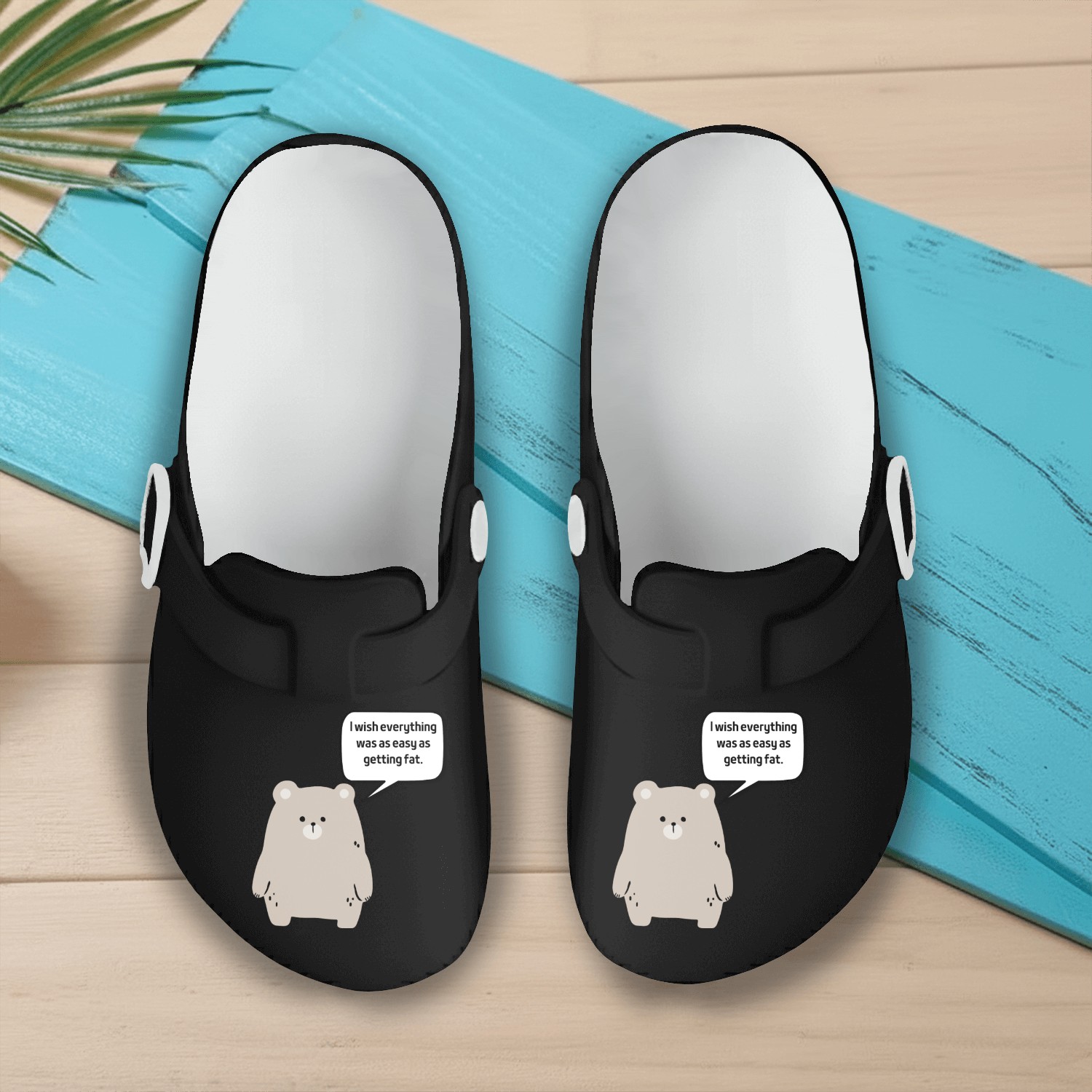 I wish everything was as easy as getting fat. Slip On Clogs