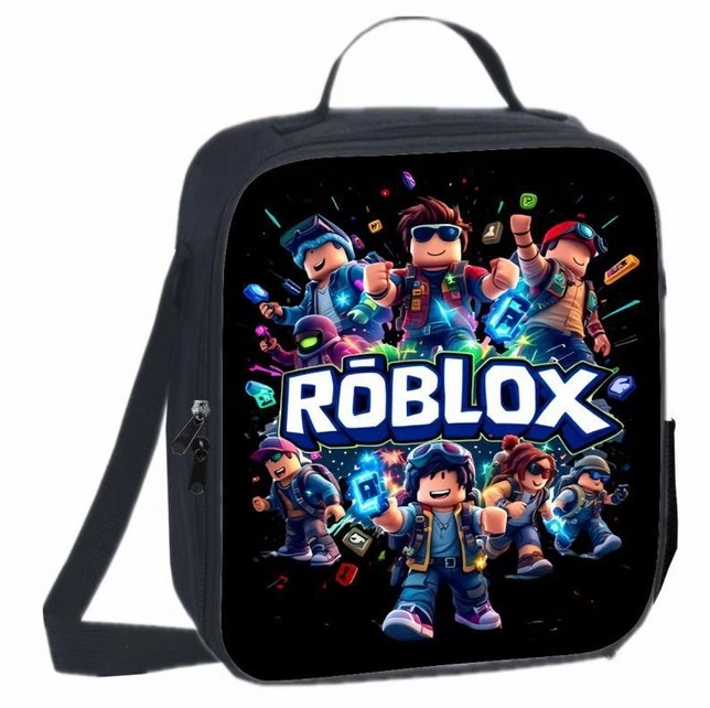 Roblox Kids Lunch Bag, School Picnic Bag