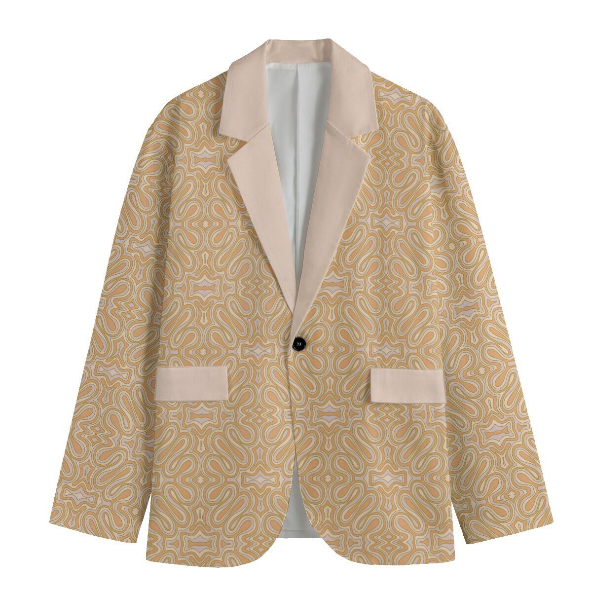 Retro 70's Disco Women's Casual Blazer, Women Suit Jacket, Gift For Her