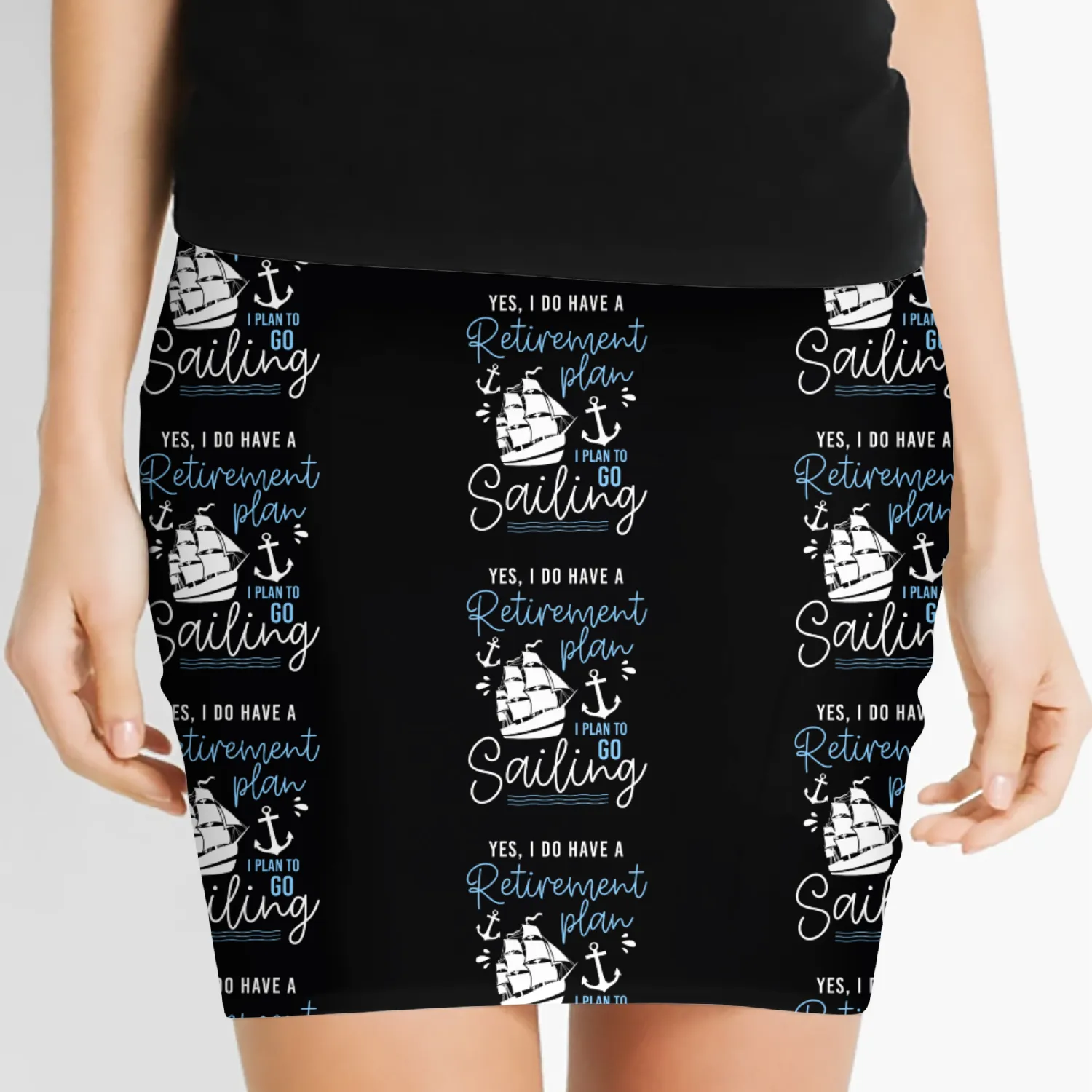 Sailing Boat Skipper Yachting Women's Mini Skirts