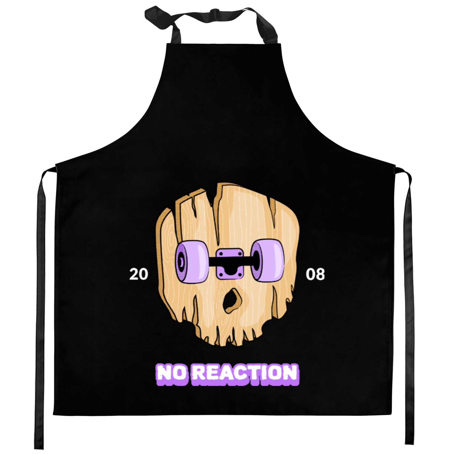 NO REACTION Skateboarder Kitchen Aprons