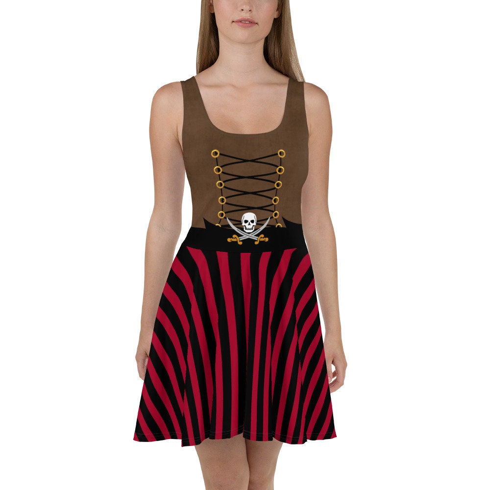 Pirate costume, Halloween costume, Skater Dress