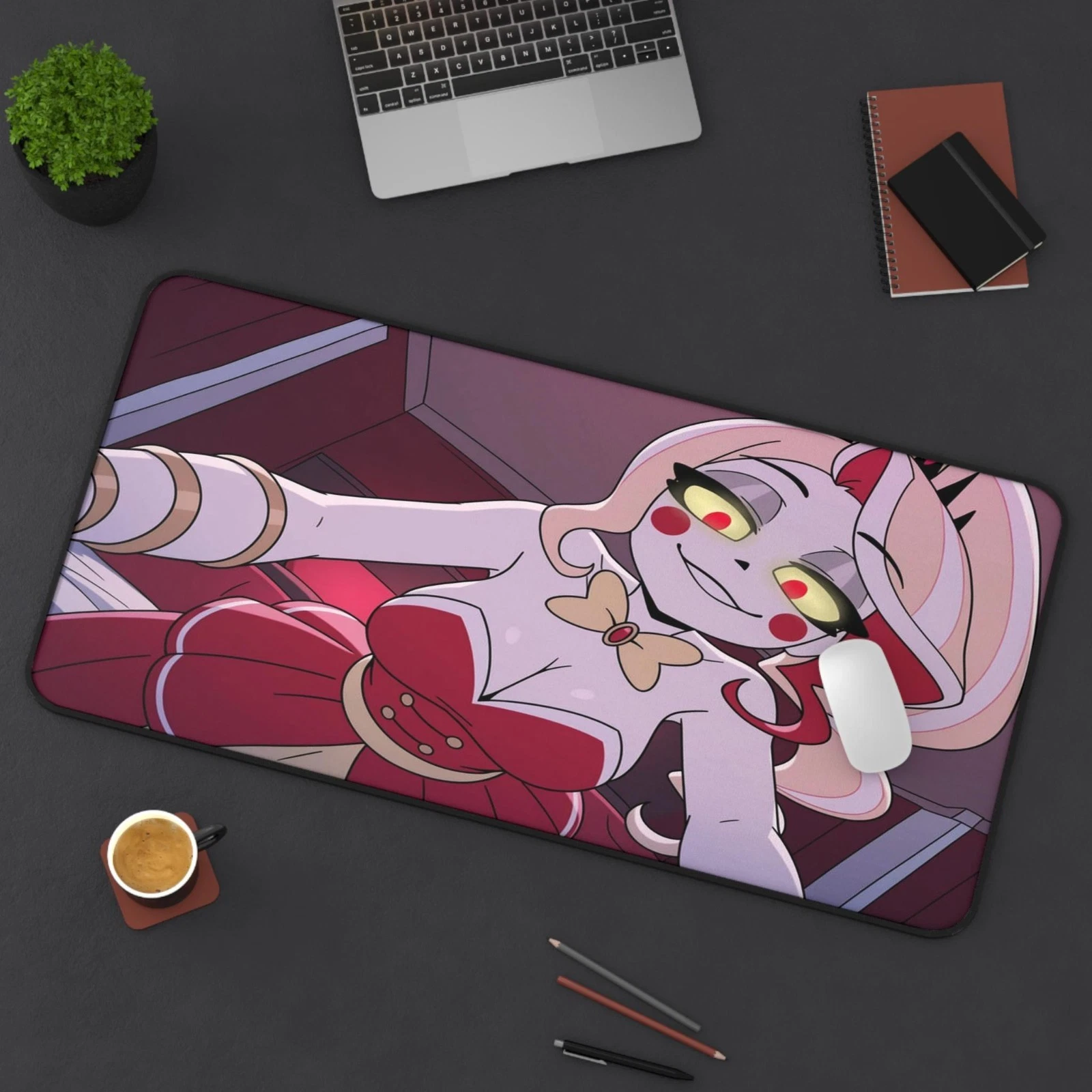 Helluva Boss Loona Anime Playmat Gaming Mouse Pad Desk Mat for Gamers