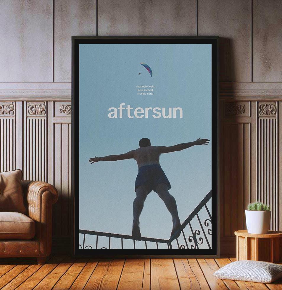 Aftersun Film Poster, High Quality Canvas Print, Popular Poster Prints for Wall Aesthetic Decor