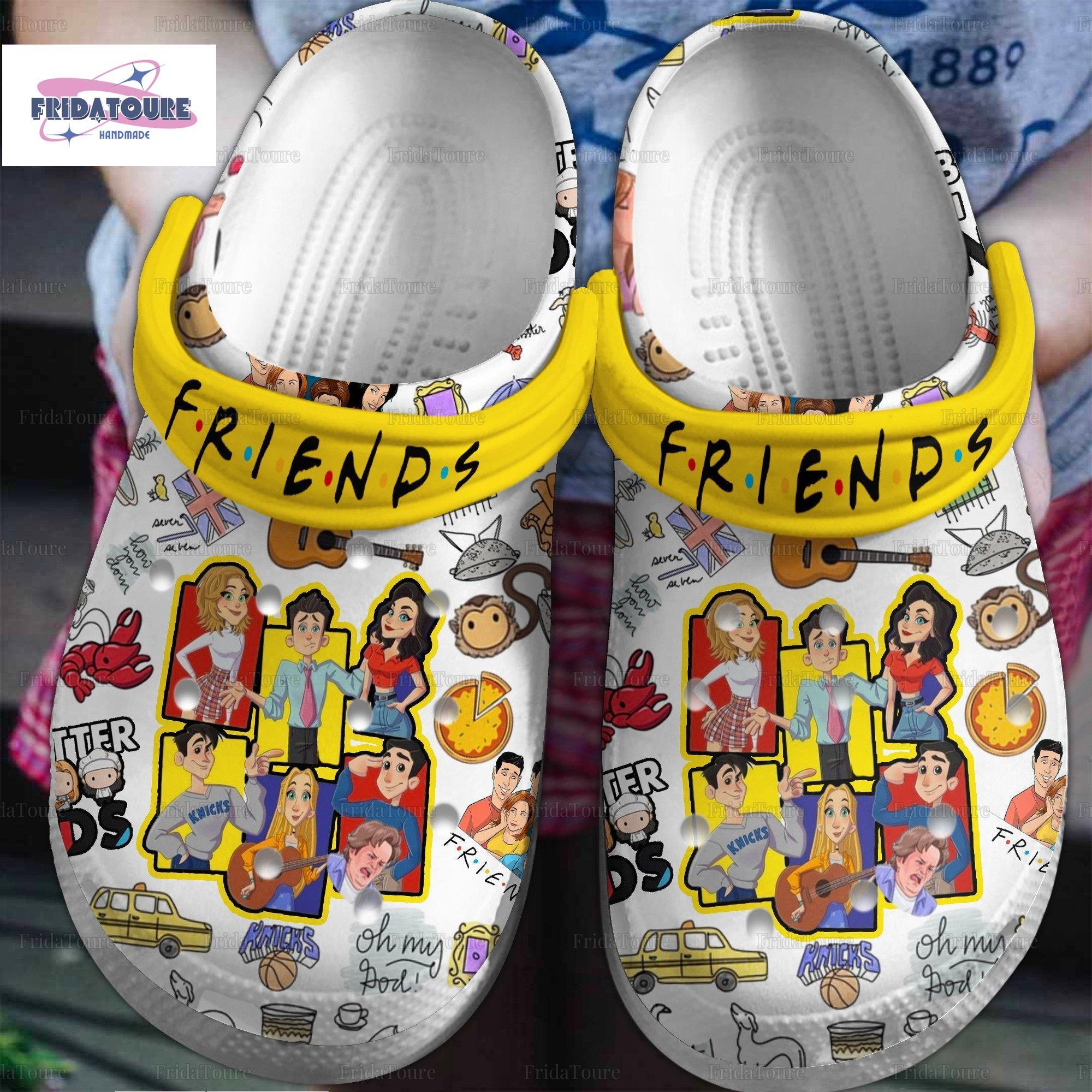 Halloween Horror Movie Clogs, Friends TV Series Sneakers, Retro Sitcom Movie Slippers, Shoes Comfortable For Men Women And Kids