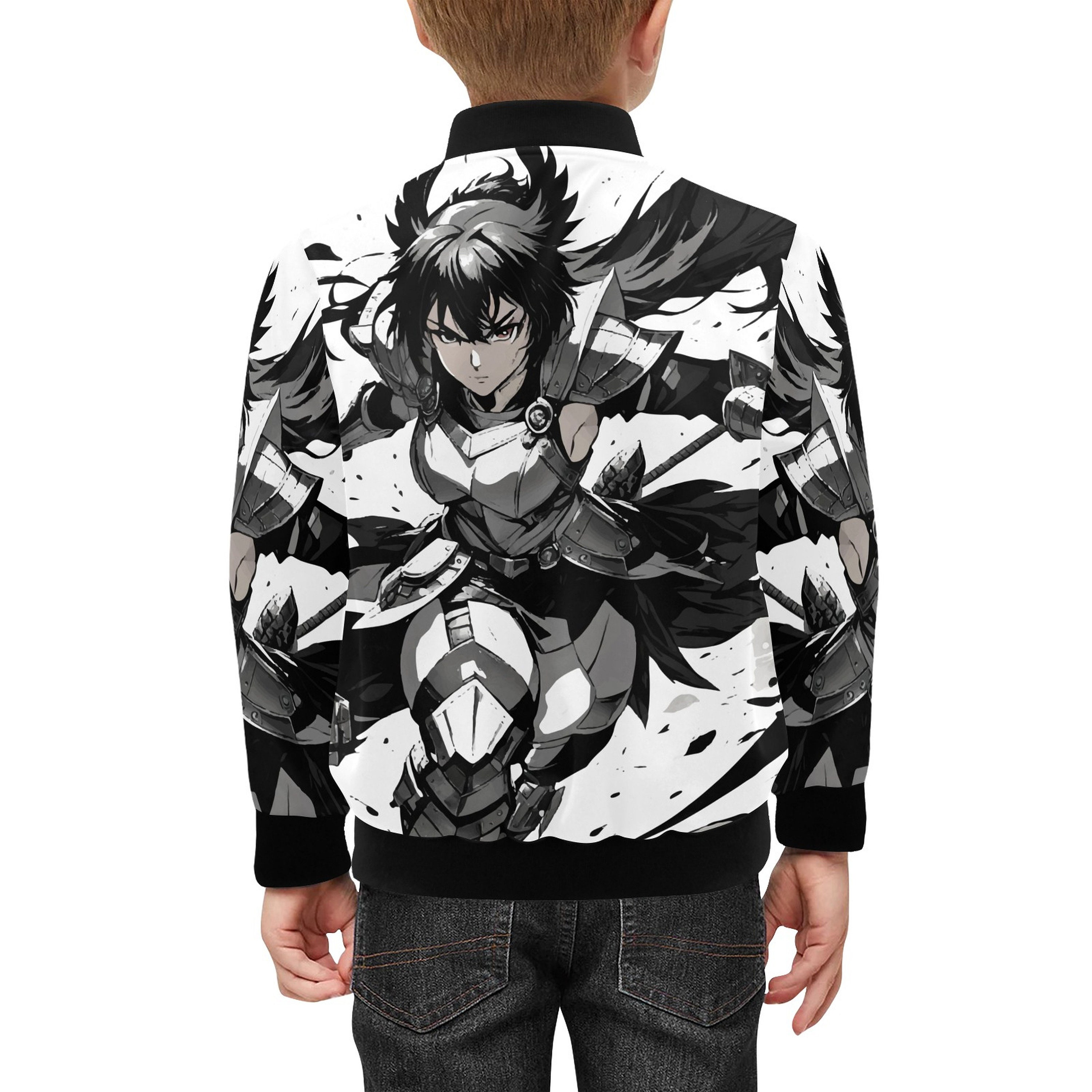 Bomber Jacket with Pockets Manga Mangas Japan