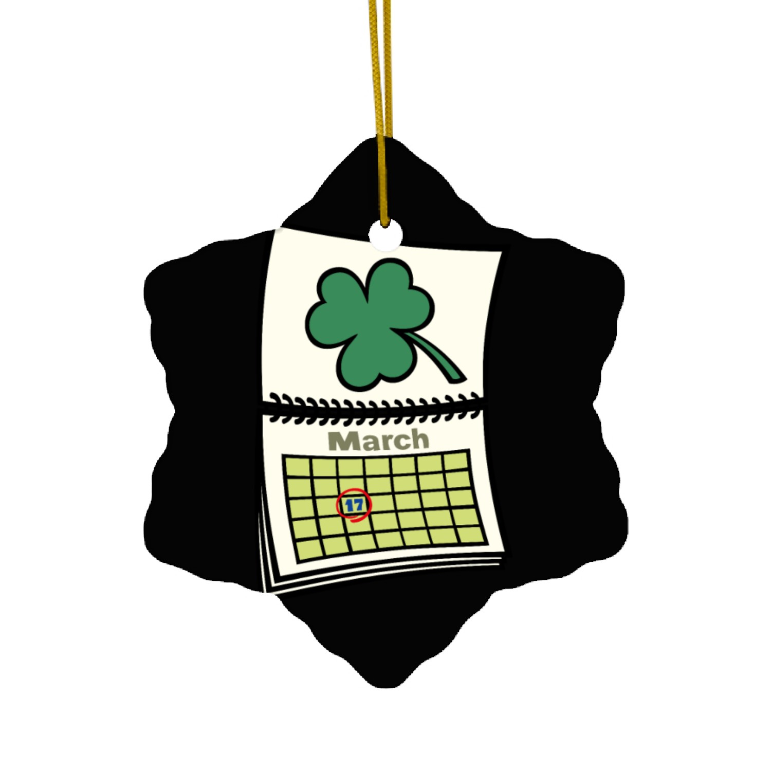 St. Patrick's Day Ceramic Ornaments