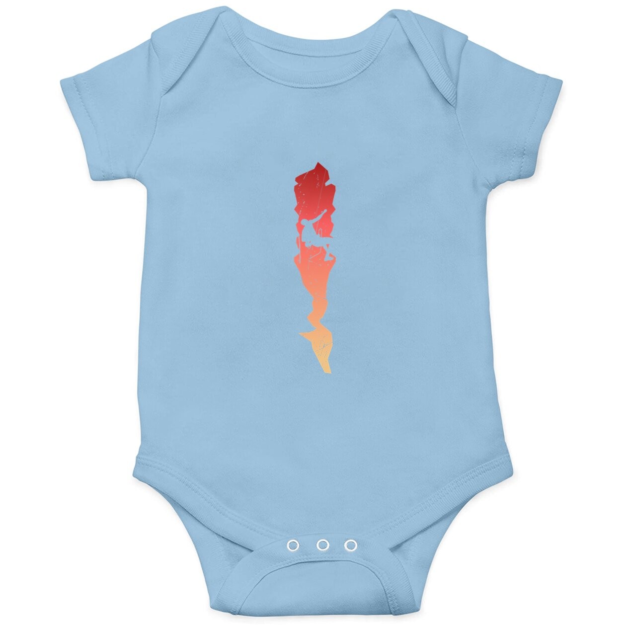 Climbing Bouldering Freeclimbing Retro Vintage Baby Bodysuit