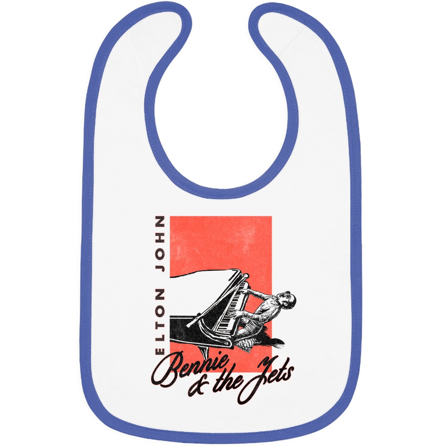Elton John Bennie And The Jets Baby Bib