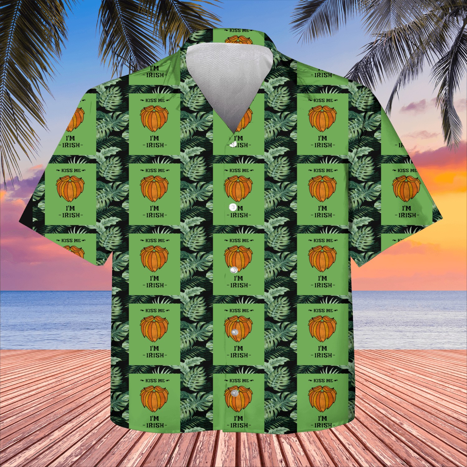 Kiss Me Im Irish Kids Hawaiians