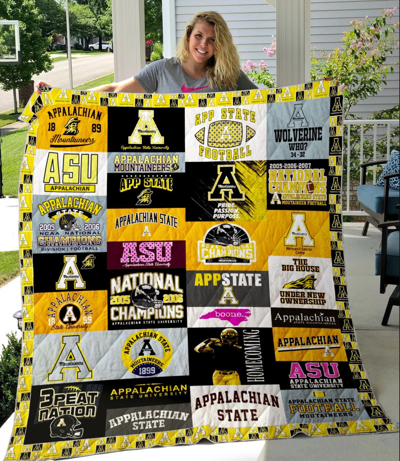 Appalachian State Mountaineers Quilt