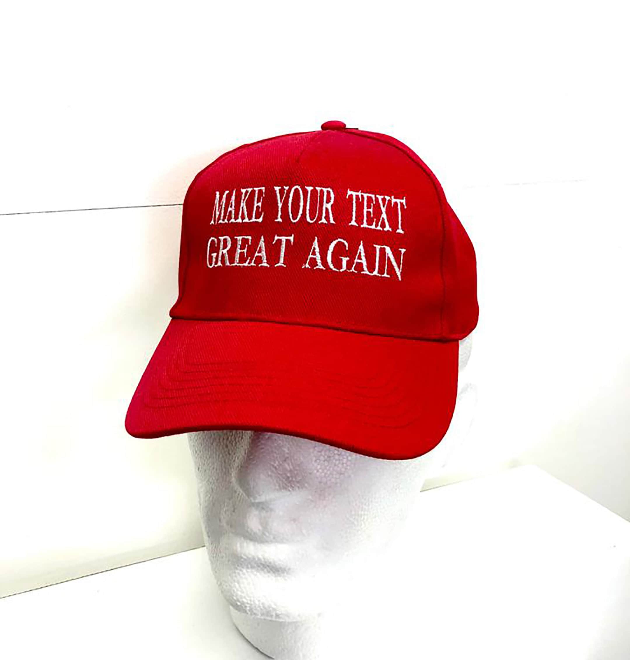 Make Your Text Great Again TRUMP Personalized embroidery Baseball Cap Custom embroidered Hat like Make America Great Again