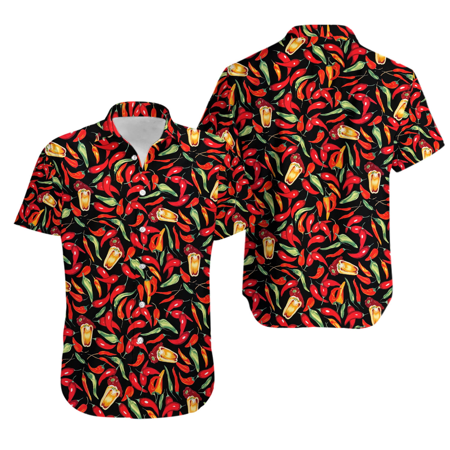 Chili pepper hawaiian shirt, Summer Vacay Shirt