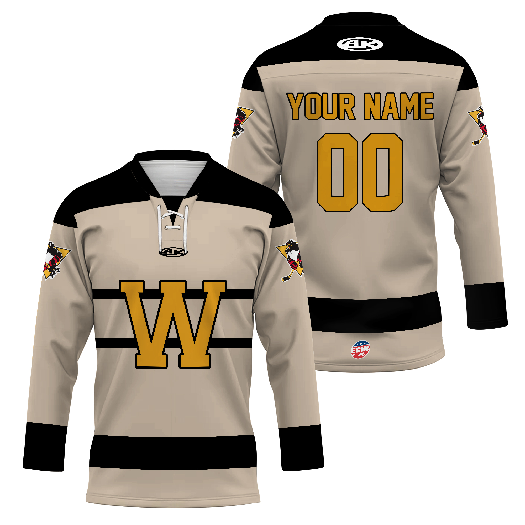 Personalized Wheeling Nailers Alternate 2025-2026 Men's Hockey Jersey