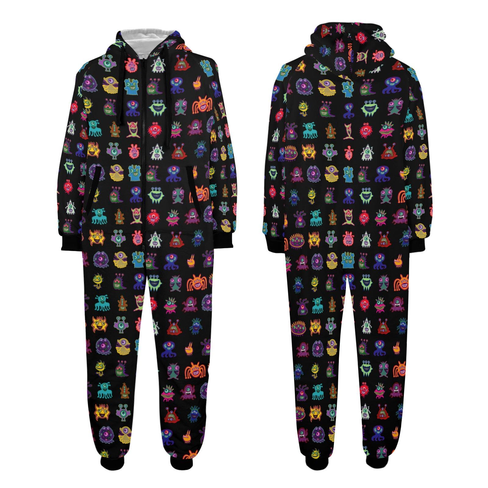Cute Monsters Onesie for the family, Monsters Jumpsuit, Monsters onesie, Monsters rompers, Halloween onesie, Halloween jumpsuit