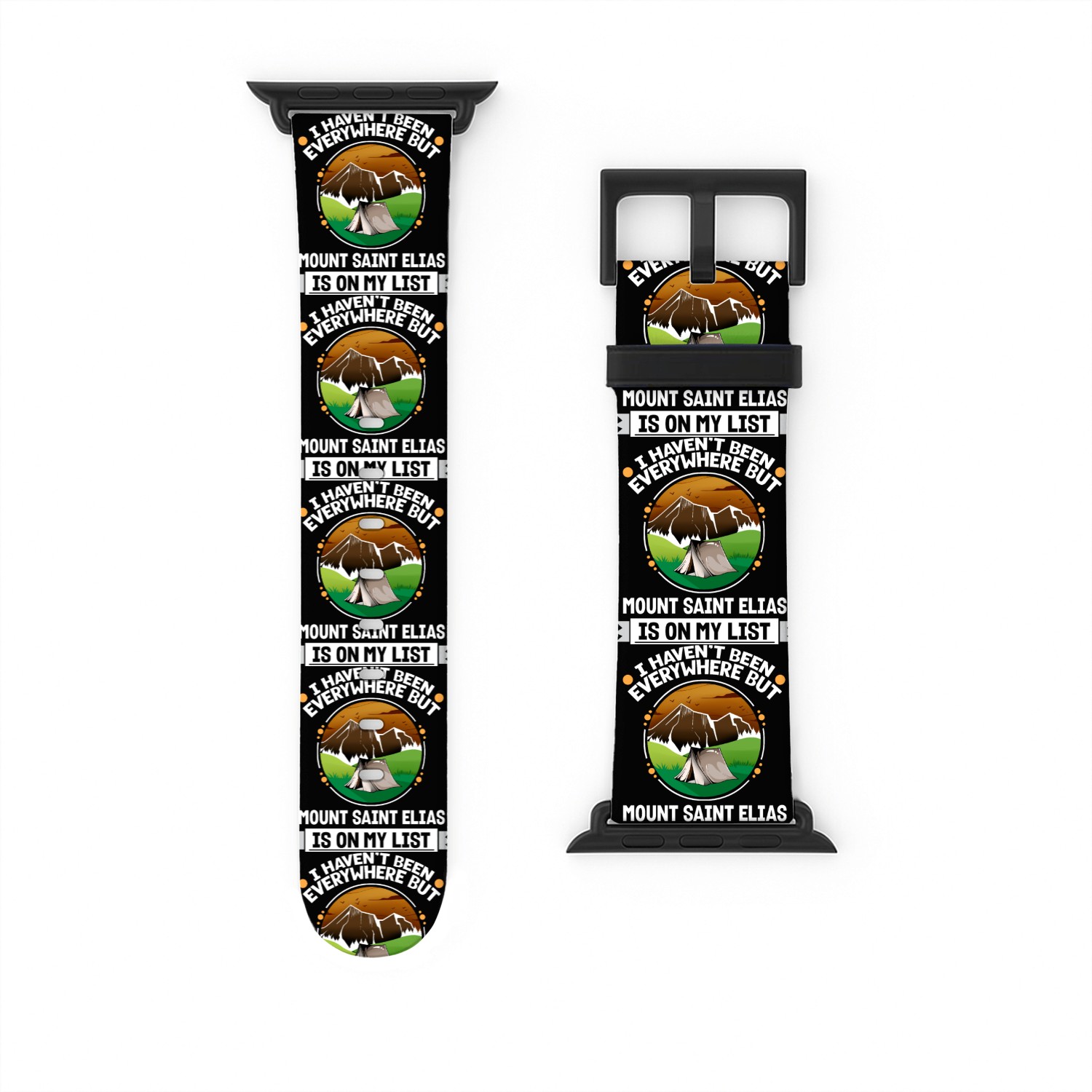 Mount Saint Elias Is On My List Hiking Camping Watch Bands For Apple Watch