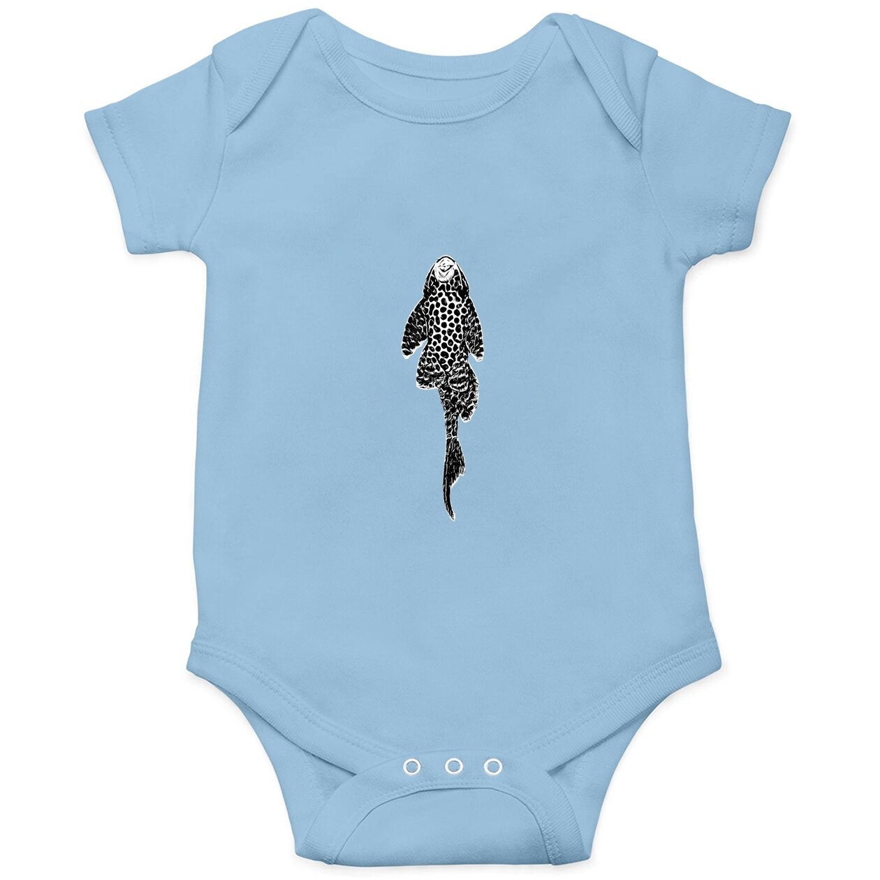 Common Plecostomus Sucker Fish Keeper Baby Bodysuit