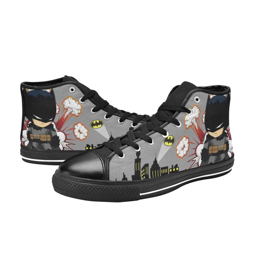 Superheroes High Tops Sneakers, Birthday Gift for Him, for Her