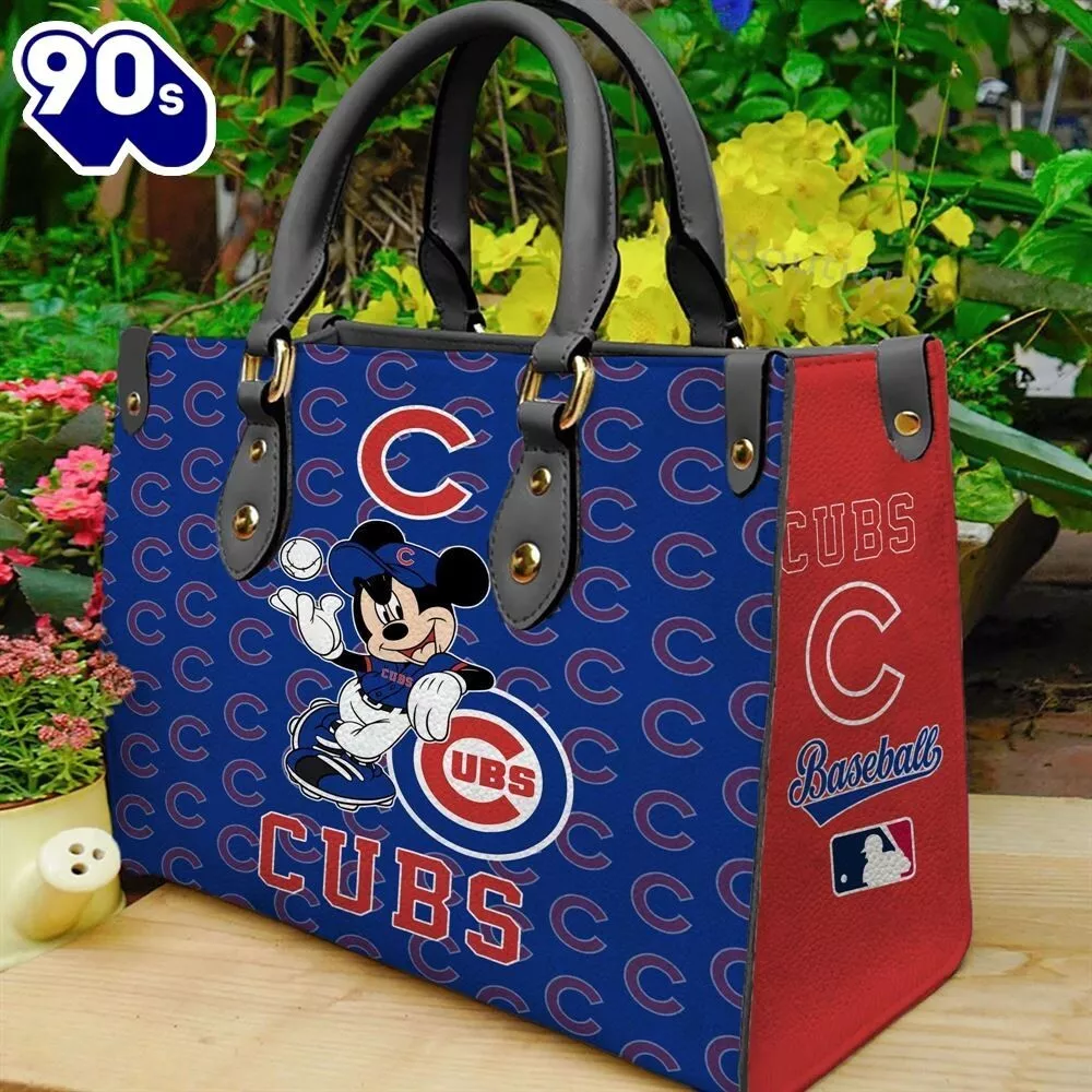 Personalized Chicago Baseball Team Cubss Leather Handbag