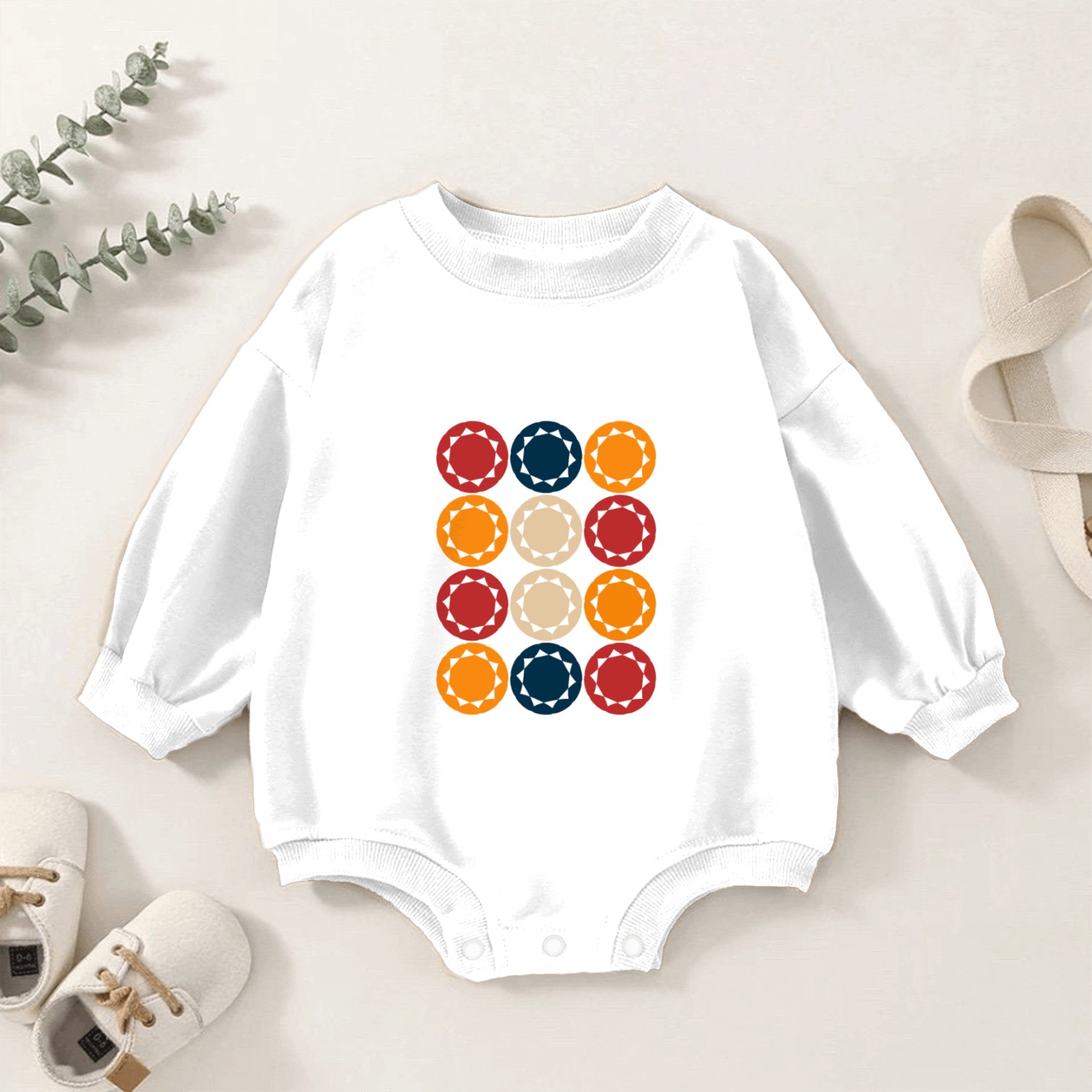 pattern design. Baby Romper Sweatshirts