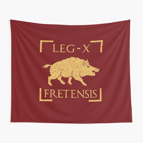 Legio X Fretensis Boar Emblem Roman Legion Tapestry