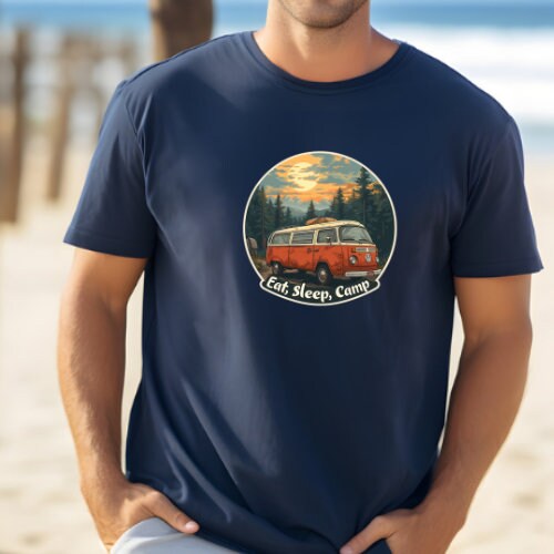 VW bus Retro casual Unisex T-shirt
