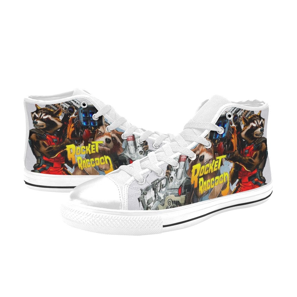 Rocket Racoon High Top Sneakers