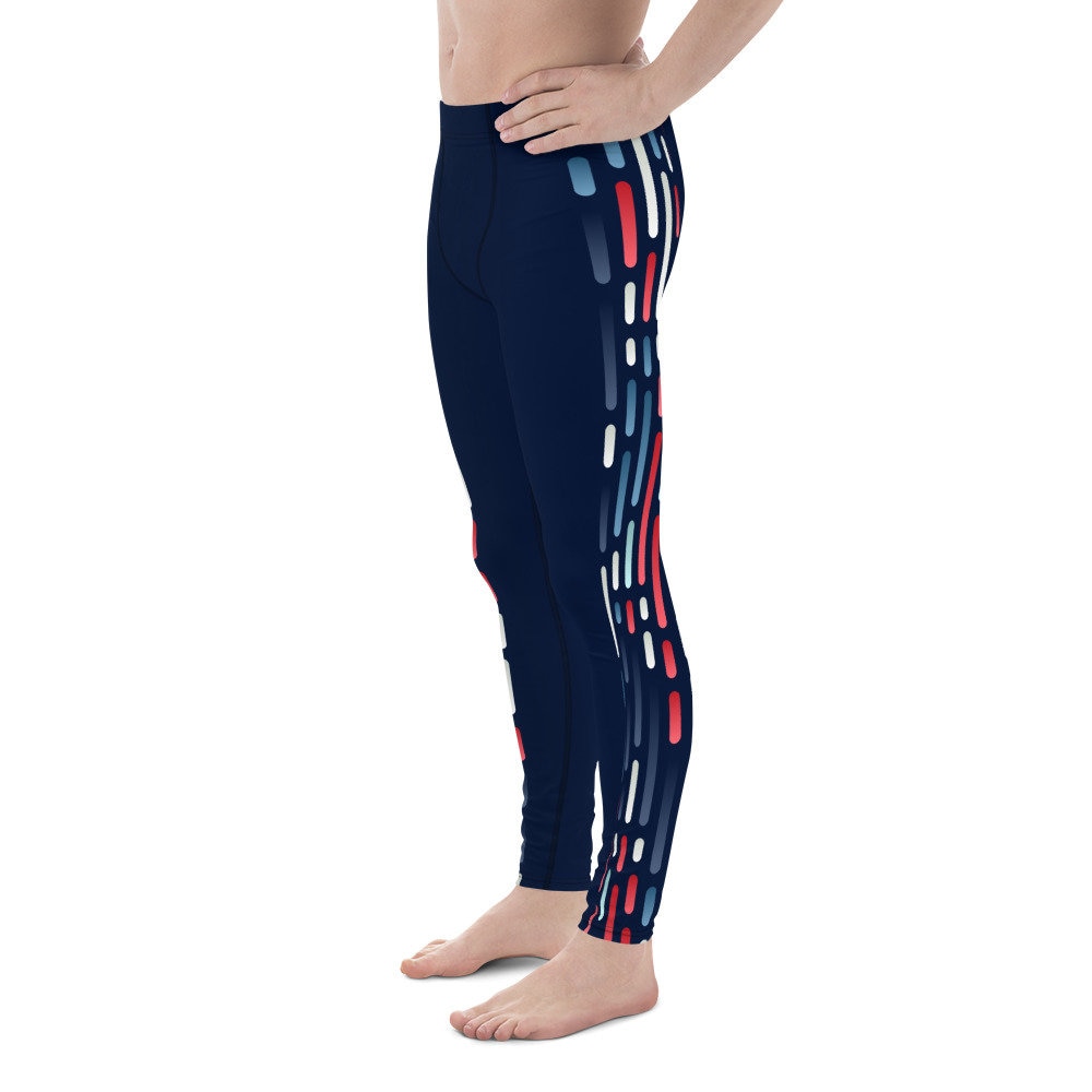 Mosaic Men's Leggings| Clubbing Outfit | Athleisure Fashion Gift