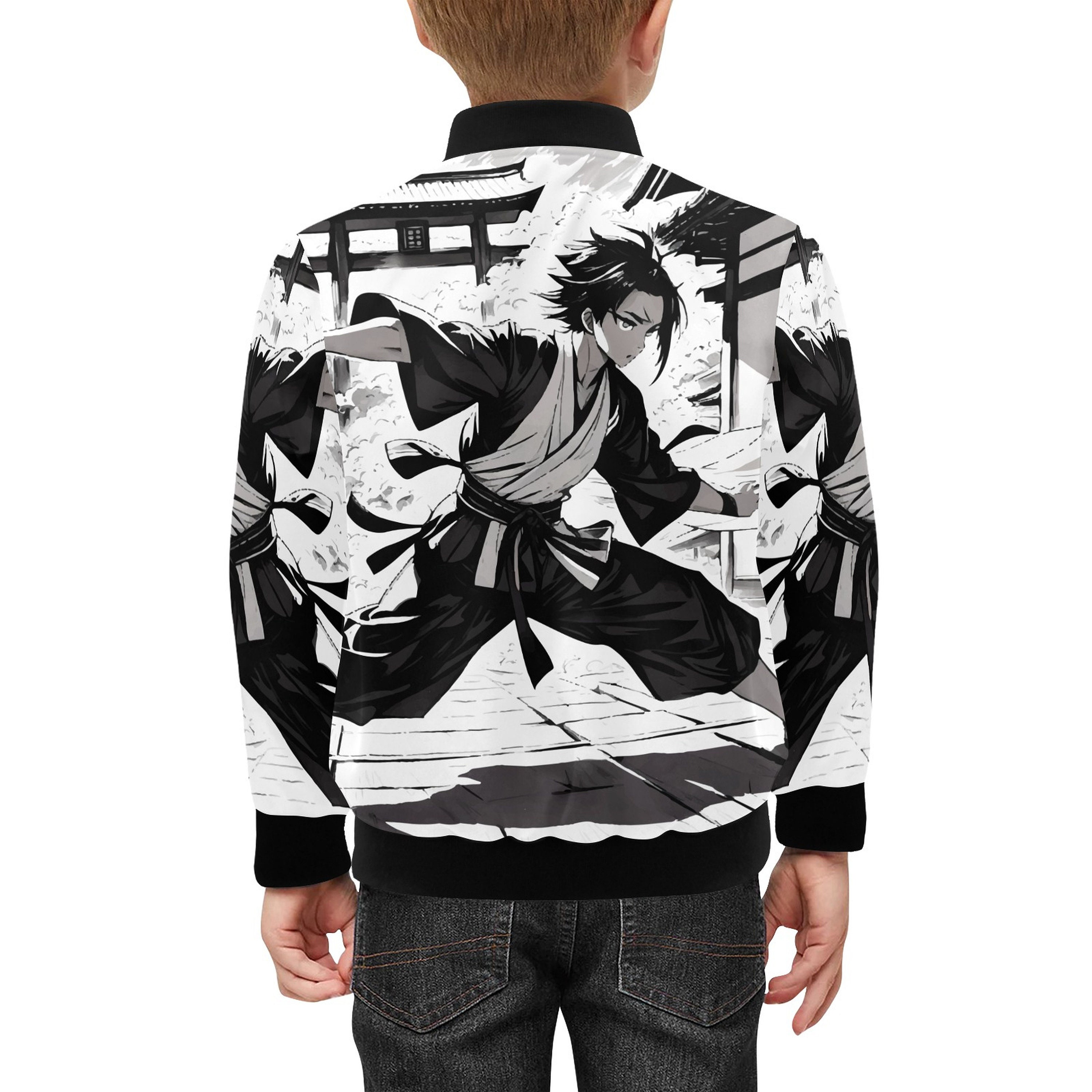 Bomber Jacket with Pockets Manga Mangas