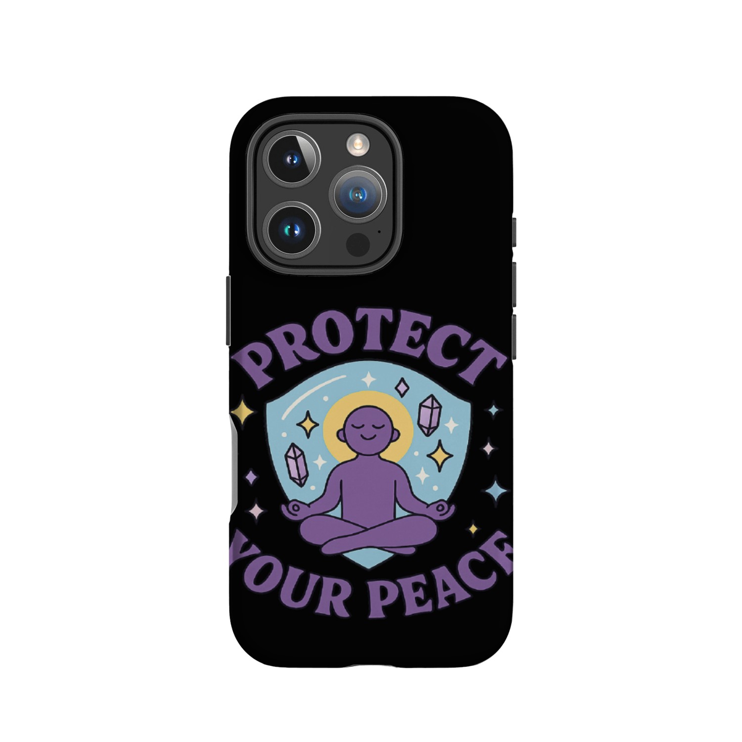 Protect Your Peace Meditation Zen Spiritual M IPhone Cases