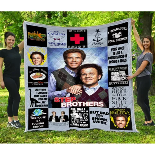 Step Brothers Quilt, Step Brothers Movies Quilt Blanket Soft and Cozy Luxury