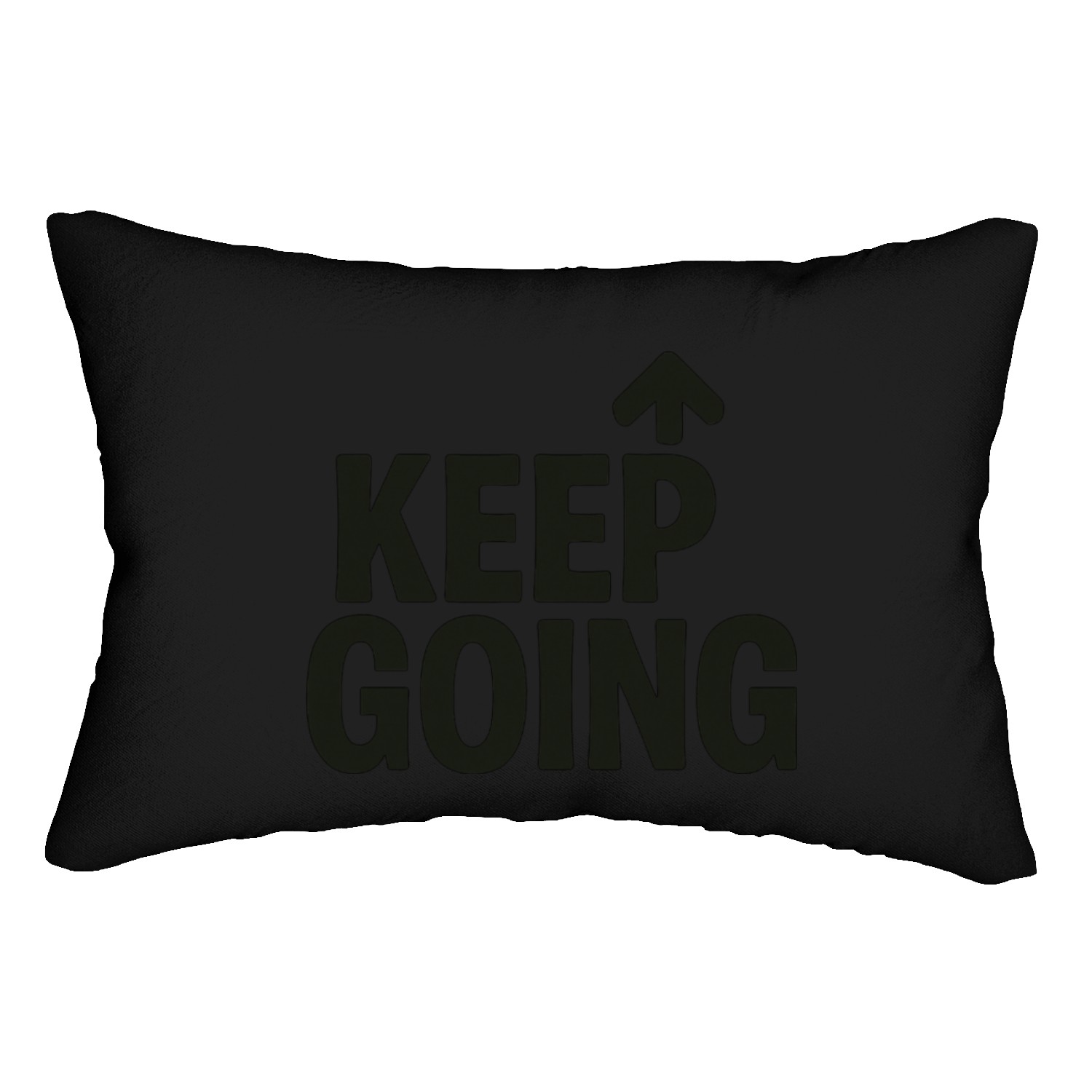 Motivate keep going Lumbar Pillows