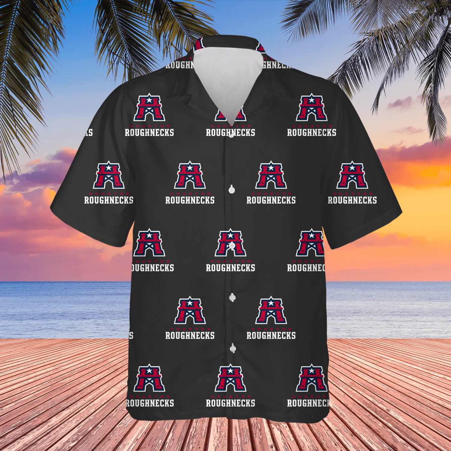 Houston Roughnecks Merch Hawaiians