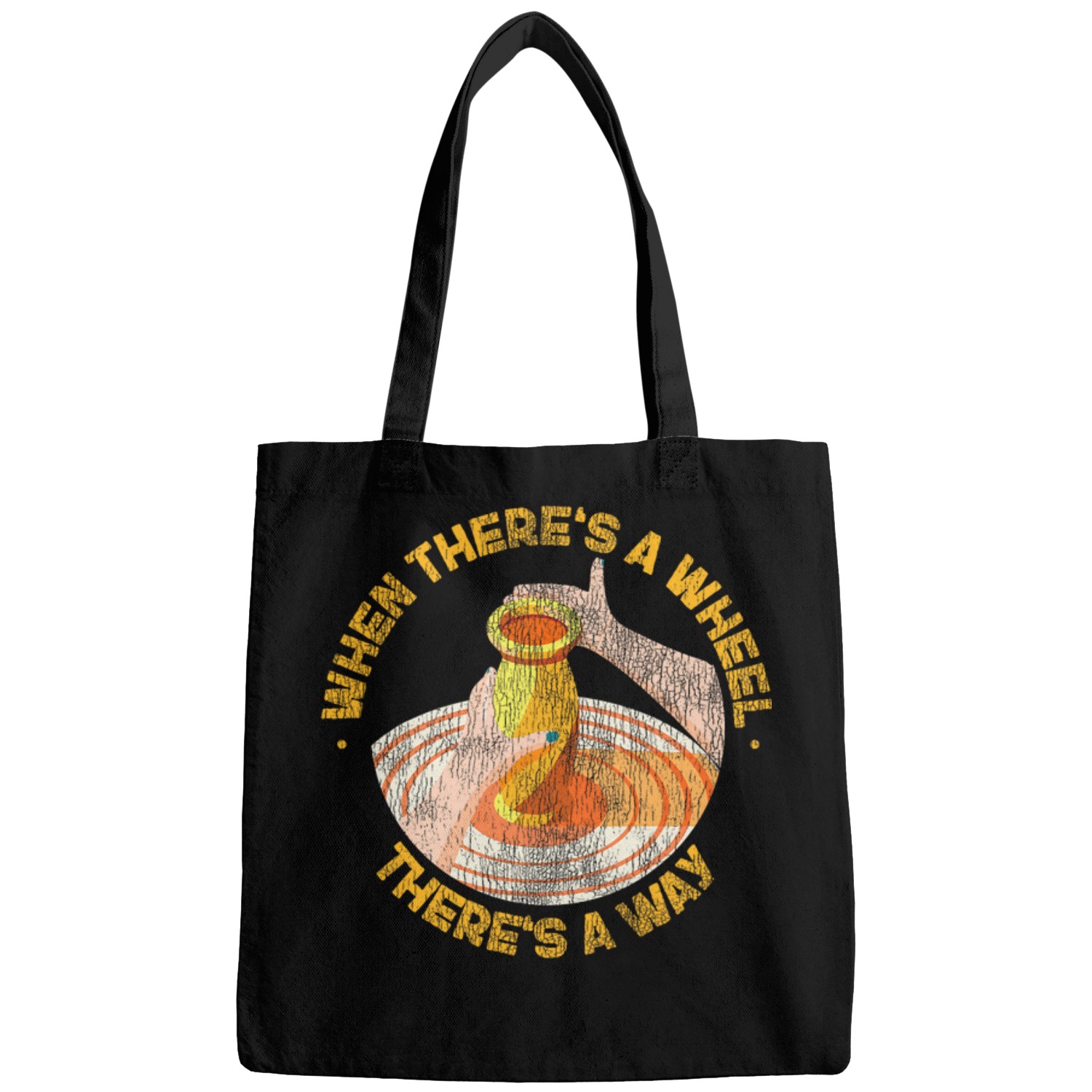 Pottery Ceramics Artist Where Theres A Wheel Theres A Way Bags