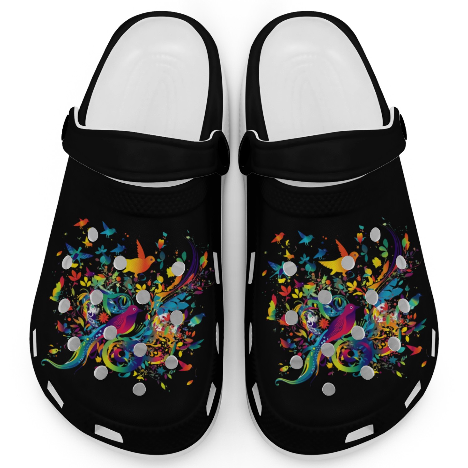 Abstract nature Clogs