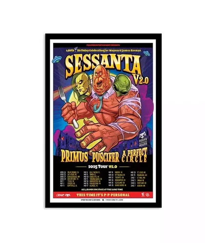 Poster 2024 Sessanta 2025 Tour V2.0 Poster, Home Decor, Gift Fans