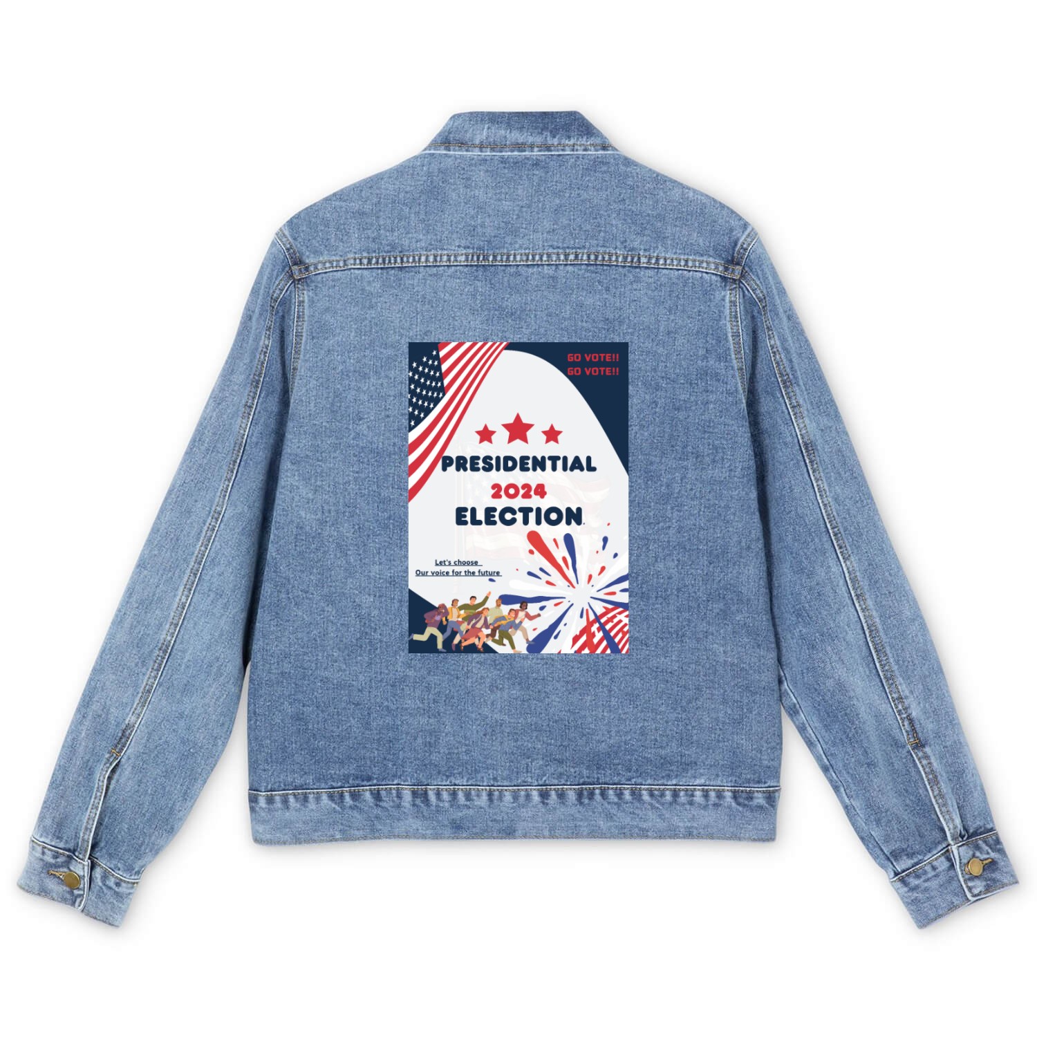 Go vote!!! Men's Denim Jackets