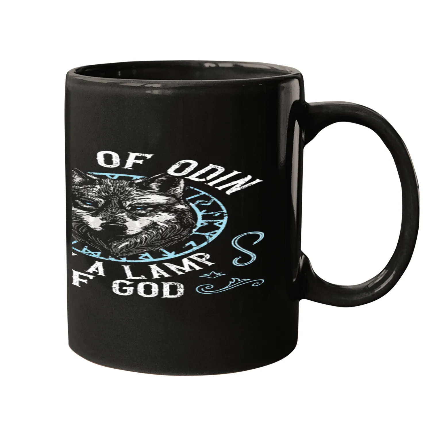 wolfs Of Odin Not A Lamp Of God Viking 1 Mugs