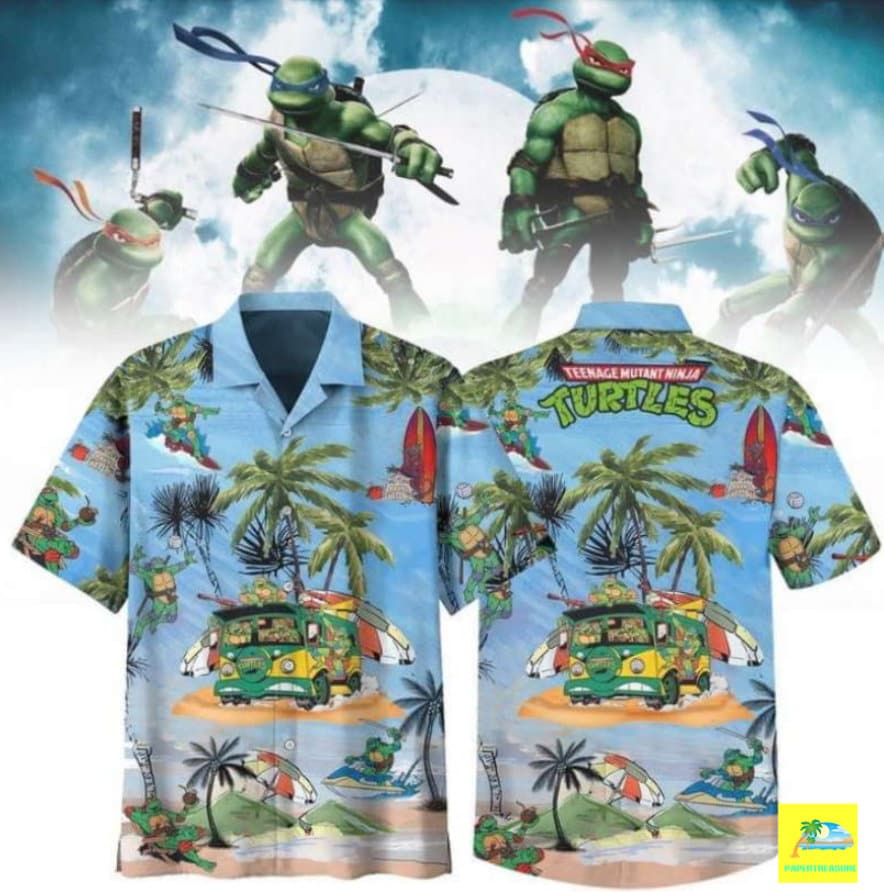Turtles Teenage Mutant Ninja Hawaiian Shirt