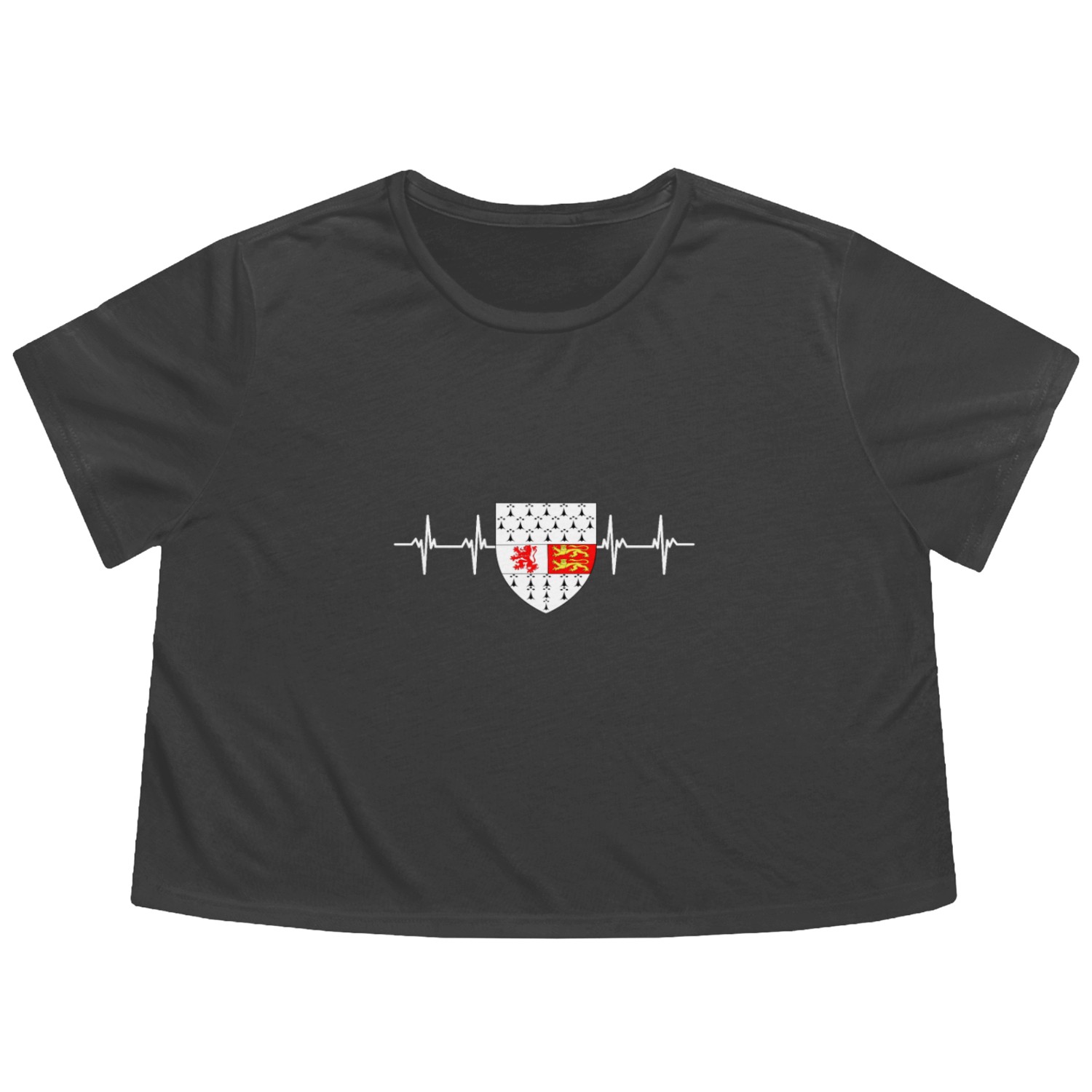 Irish Ireland Cheatharlach Flag Flowy Cropped Tees
