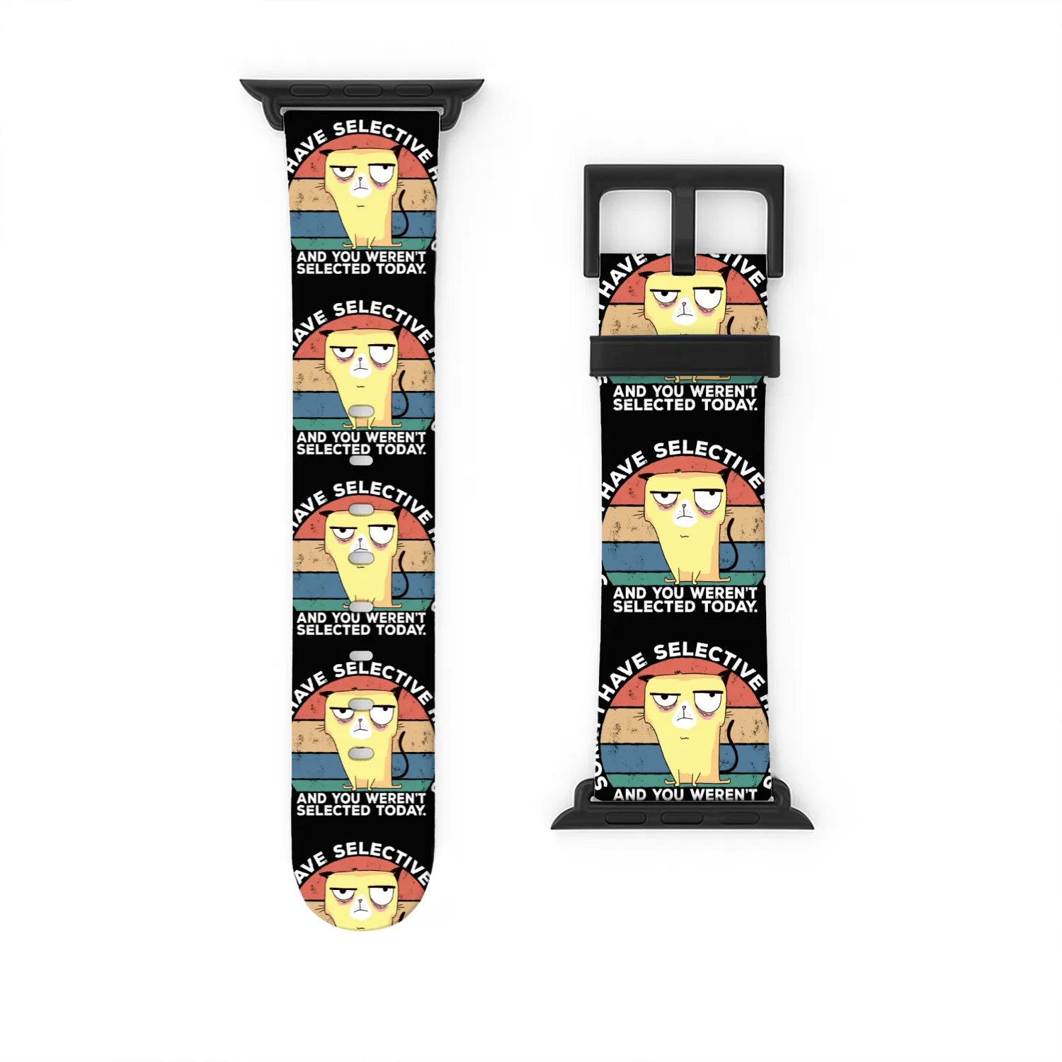 Selective Hearing Not Listening I Don't Listen Pun Watch Bands For Apple Watch