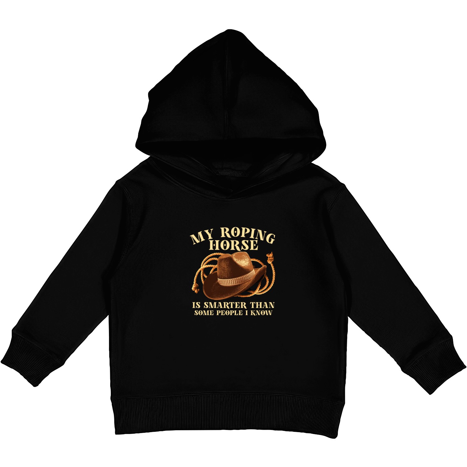 Cowboy Barn Bull Rider Rodeo Country Western Gift Kids Pullover Hoodies