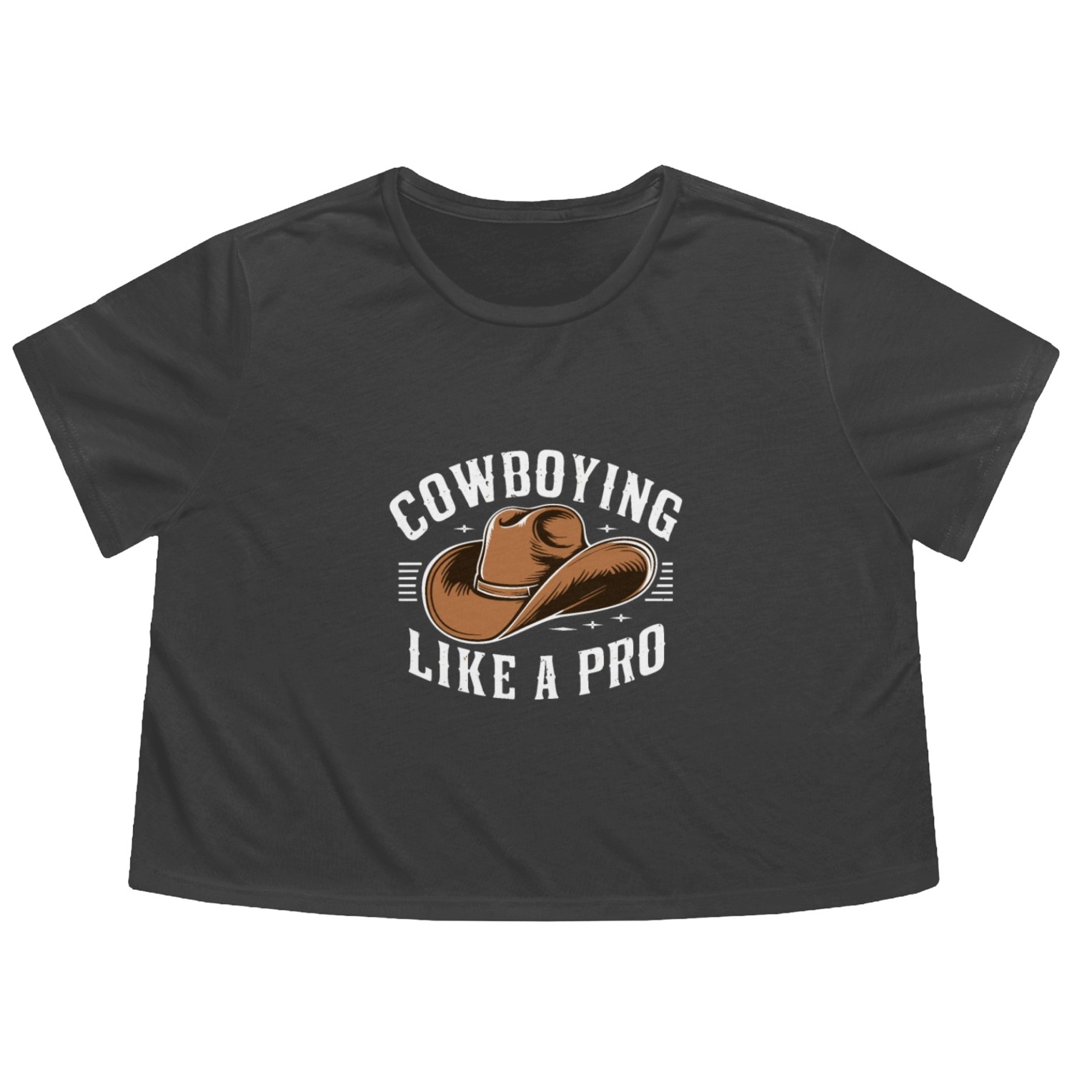 Cowboy Lifestyle Western Theme with Horses and Flowy Cropped Tees