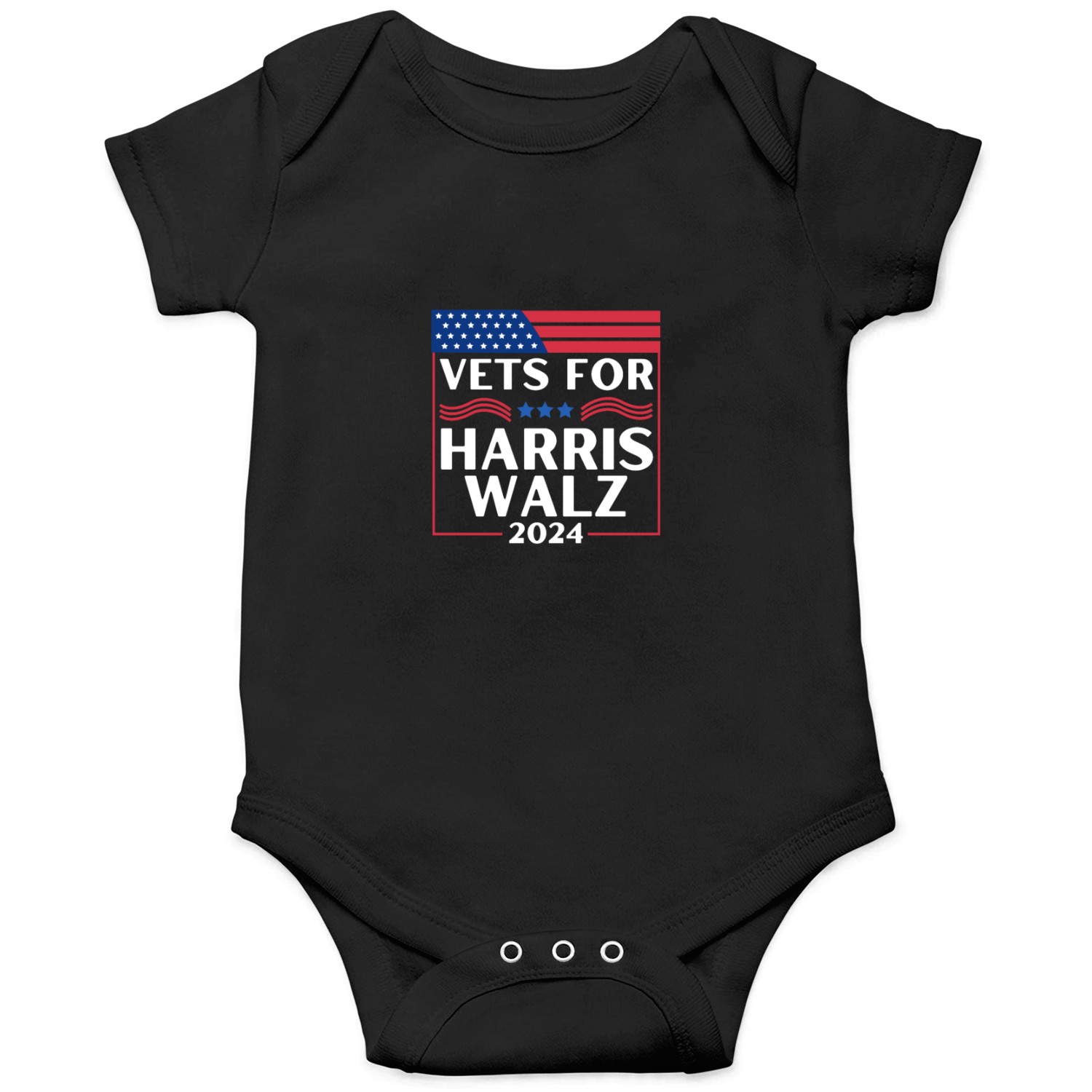 Vets For Harris Walz 2024 Onesies