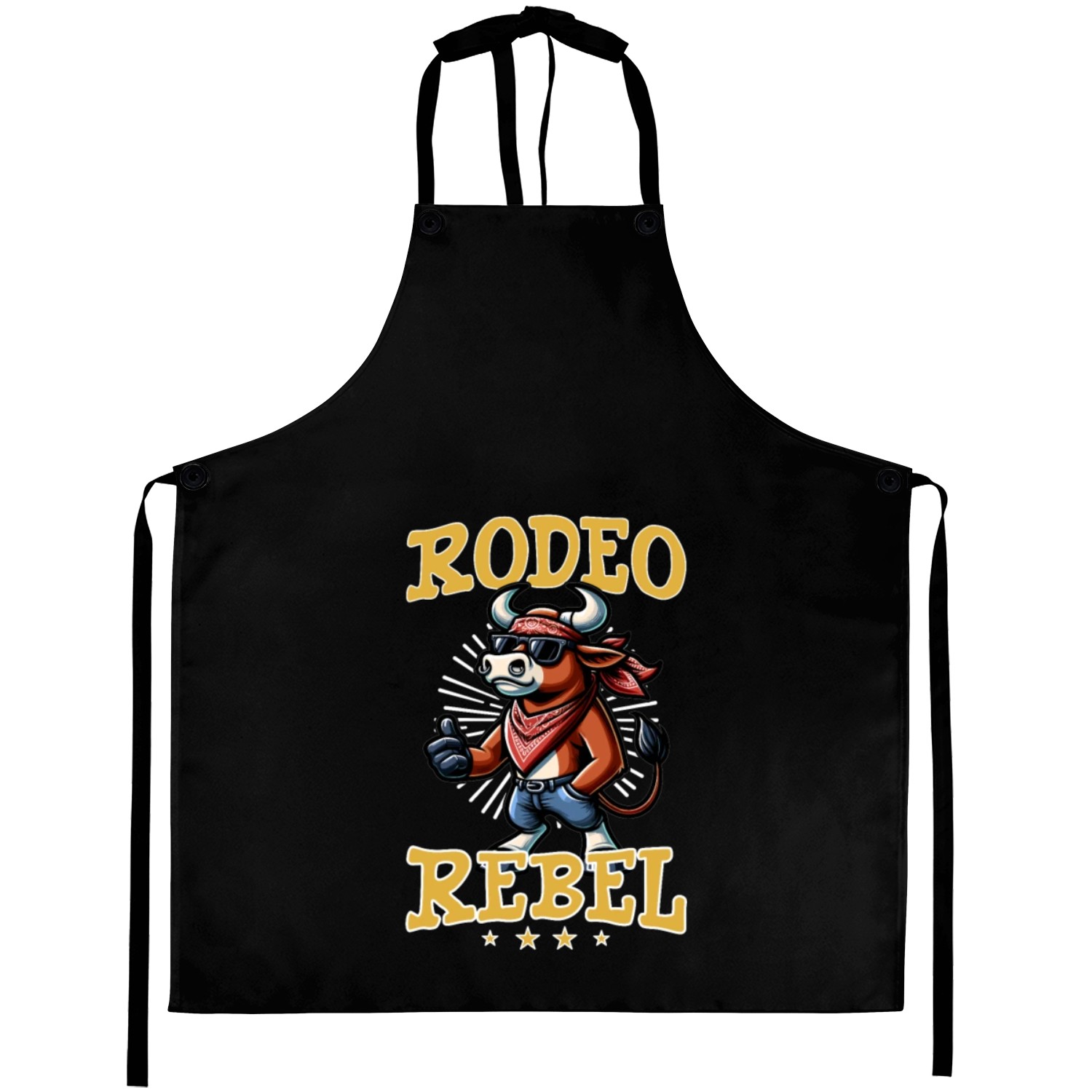 Rodeo Bull Riding Livestock Show Farmer Cattle Aprons